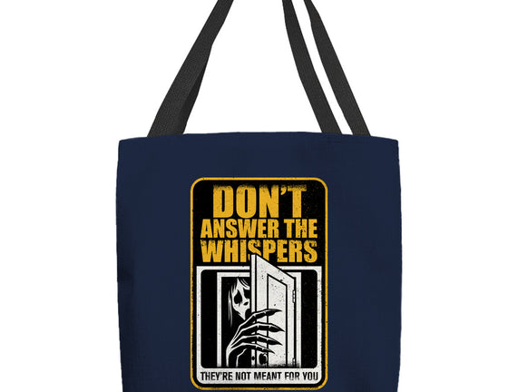 Horror Signs Whisper Darkness