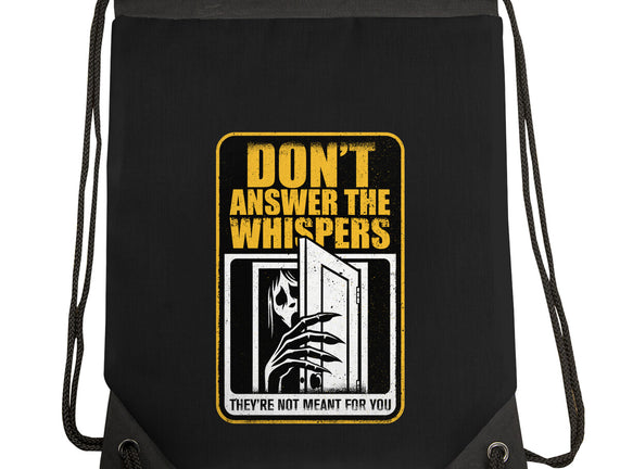 Horror Signs Whisper Darkness