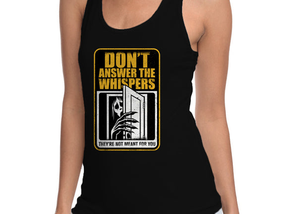 Horror Signs Whisper Darkness