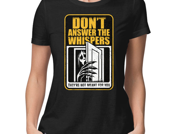 Horror Signs Whisper Darkness