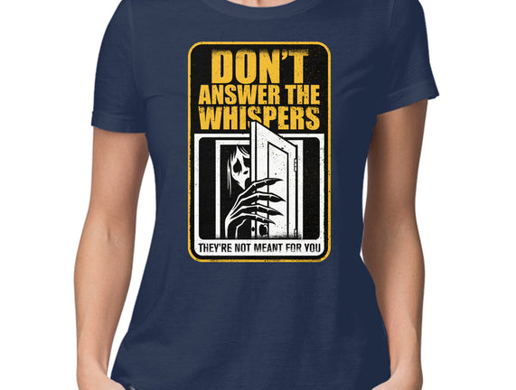 Horror Signs Whisper Darkness