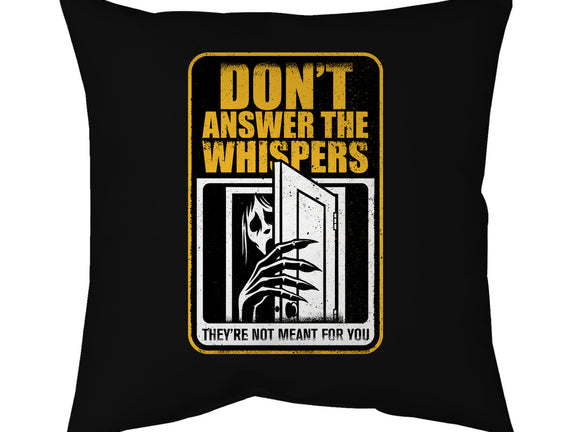 Horror Signs Whisper Darkness