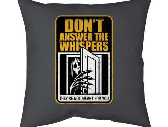 Horror Signs Whisper Darkness