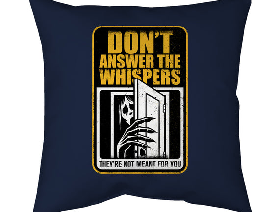 Horror Signs Whisper Darkness