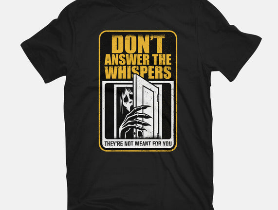 Horror Signs Whisper Darkness