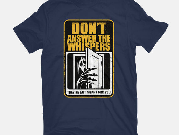 Horror Signs Whisper Darkness