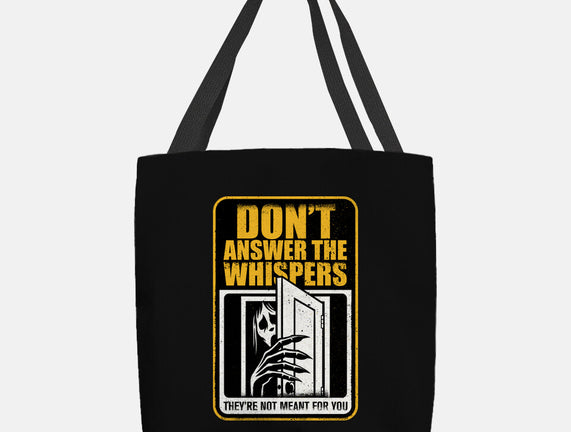 Horror Signs Whisper Darkness