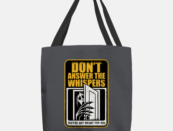 Horror Signs Whisper Darkness