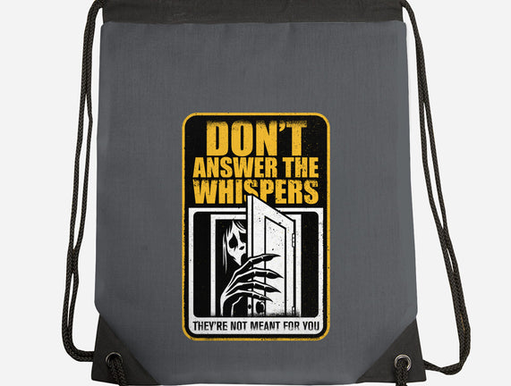 Horror Signs Whisper Darkness