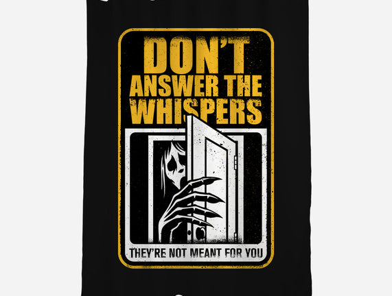 Horror Signs Whisper Darkness