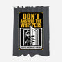 Horror Signs Whisper Darkness-None-Polyester-Shower Curtain-Studio Mootant