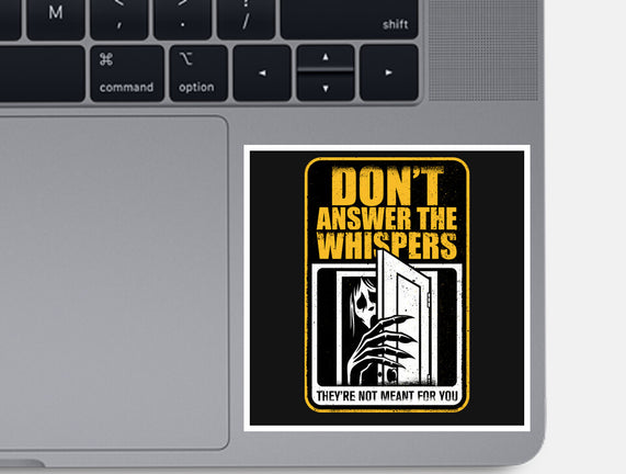 Horror Signs Whisper Darkness