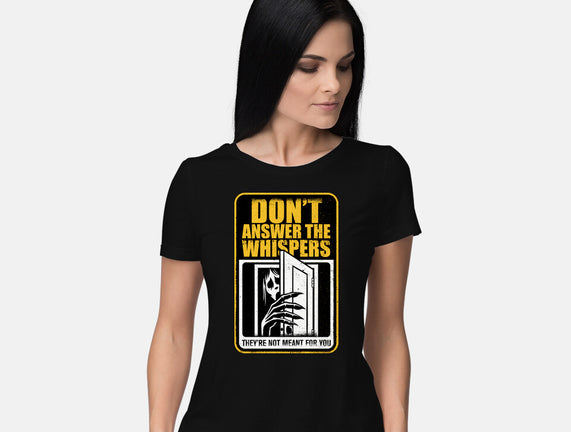 Horror Signs Whisper Darkness