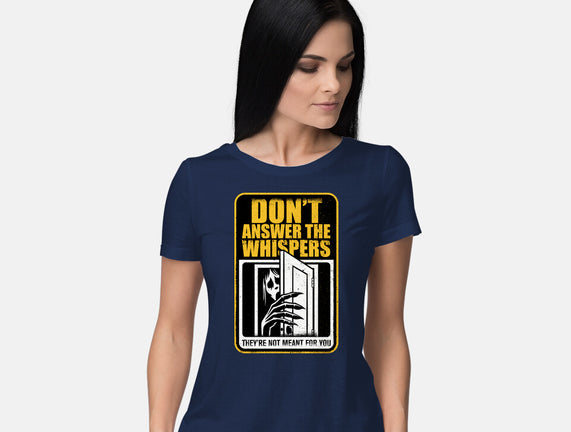 Horror Signs Whisper Darkness