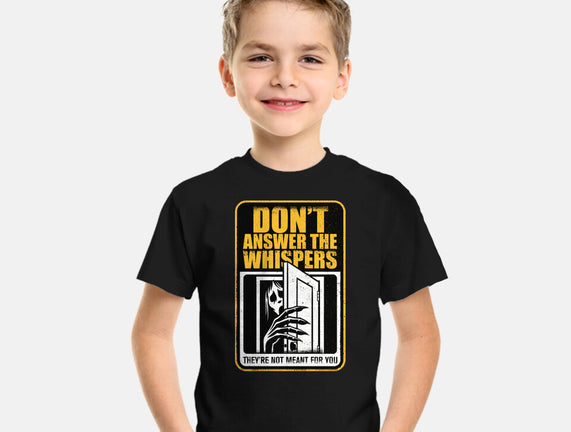 Horror Signs Whisper Darkness