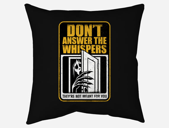 Horror Signs Whisper Darkness