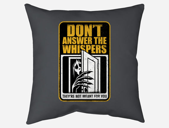 Horror Signs Whisper Darkness