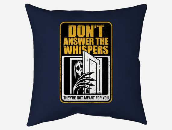 Horror Signs Whisper Darkness