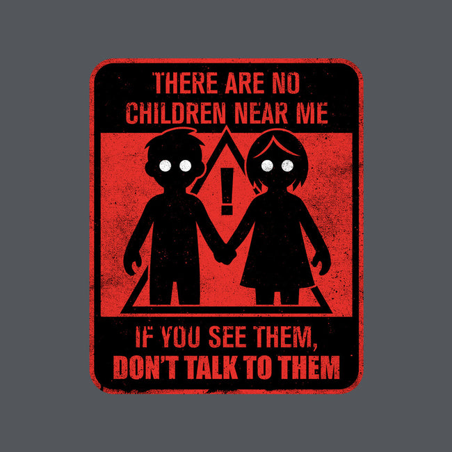 Horror Signs Shadow Children-None-Fleece-Blanket-Studio Mootant