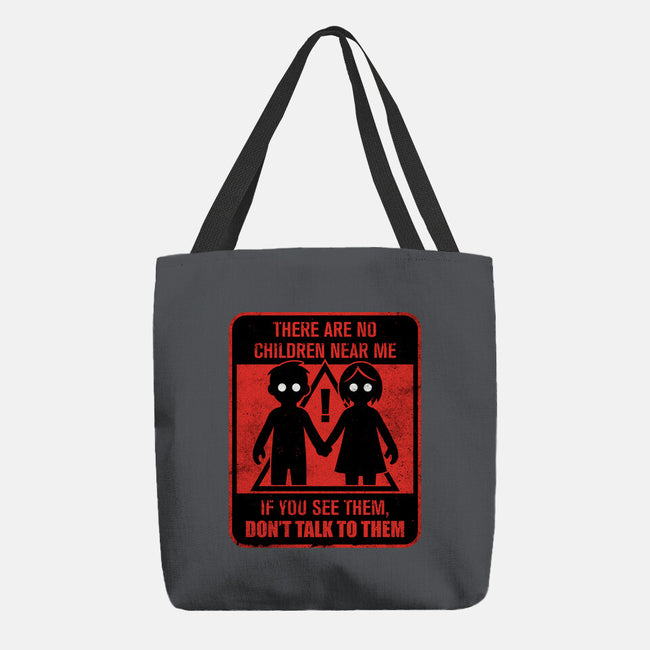 Horror Signs Shadow Children-None-Basic Tote-Bag-Studio Mootant