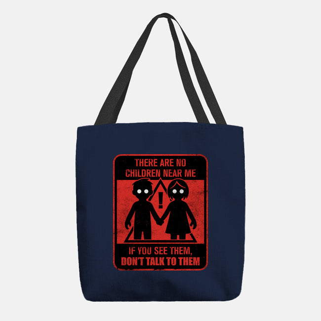 Horror Signs Shadow Children-None-Basic Tote-Bag-Studio Mootant