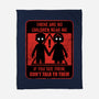 Horror Signs Shadow Children-None-Fleece-Blanket-Studio Mootant