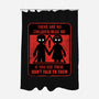 Horror Signs Shadow Children-None-Polyester-Shower Curtain-Studio Mootant