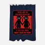 Horror Signs Shadow Children-None-Polyester-Shower Curtain-Studio Mootant