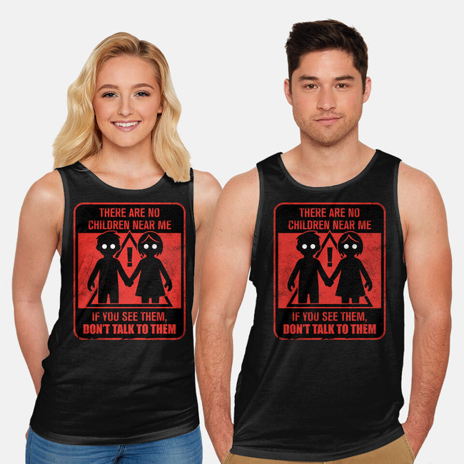 Horror Signs Shadow Children-Unisex-Basic-Tank-Studio Mootant