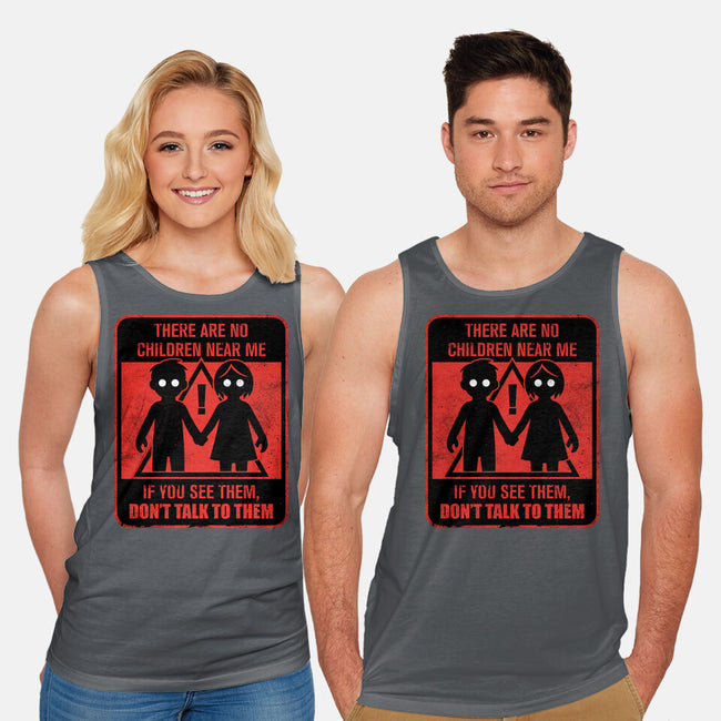 Horror Signs Shadow Children-Unisex-Basic-Tank-Studio Mootant