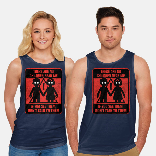 Horror Signs Shadow Children-Unisex-Basic-Tank-Studio Mootant