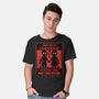 Horror Signs Shadow Children-Mens-Basic-Tee-Studio Mootant