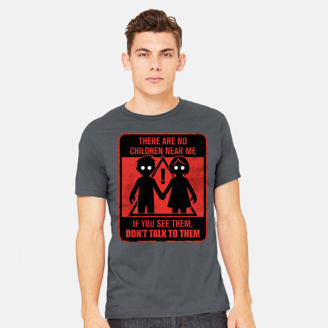 Horror Signs Shadow Children-Mens-Heavyweight-Tee-Studio Mootant