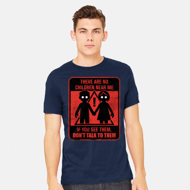 Horror Signs Shadow Children-Mens-Heavyweight-Tee-Studio Mootant