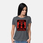Horror Signs Shadow Children-Womens-Basic-Tee-Studio Mootant