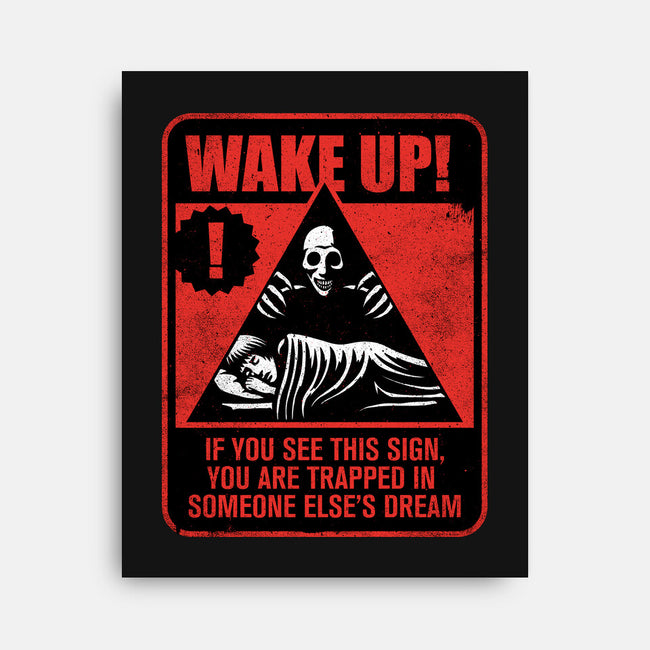 Horror Signs Dream Creatures-None-Stretched-Canvas-Studio Mootant