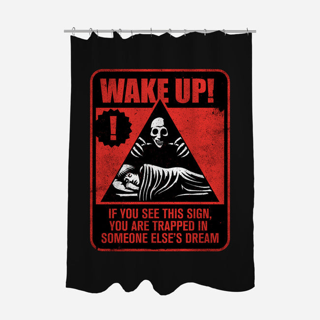 Horror Signs Dream Creatures-None-Polyester-Shower Curtain-Studio Mootant