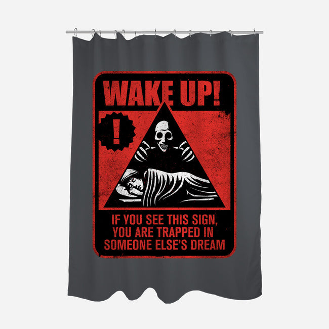 Horror Signs Dream Creatures-None-Polyester-Shower Curtain-Studio Mootant