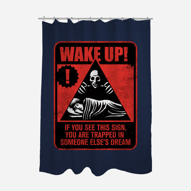 Horror Signs Dream Creatures-None-Polyester-Shower Curtain-Studio Mootant