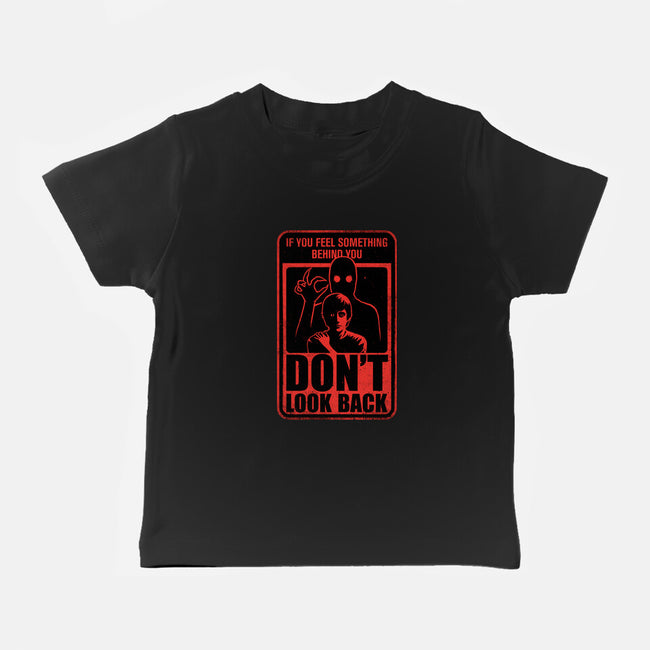 Horror Signs Creature Following-Baby-Basic-Tee-Studio Mootant