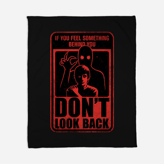 Horror Signs Creature Following-None-Fleece-Blanket-Studio Mootant