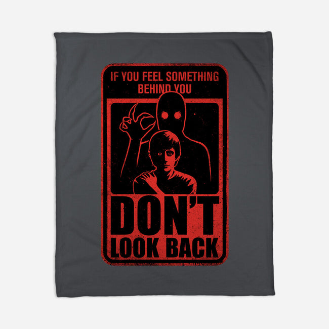 Horror Signs Creature Following-None-Fleece-Blanket-Studio Mootant