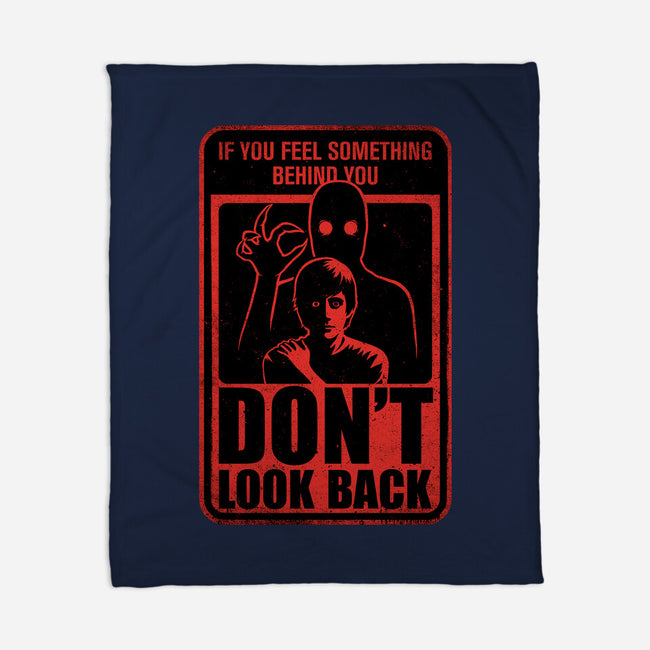 Horror Signs Creature Following-None-Fleece-Blanket-Studio Mootant