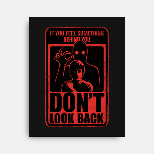 Horror Signs Creature Following-None-Stretched-Canvas-Studio Mootant