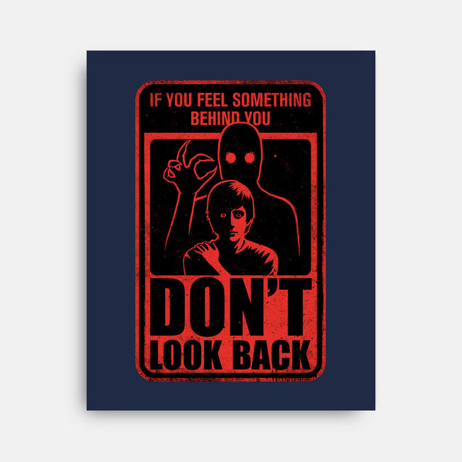 Horror Signs Creature Following-None-Stretched-Canvas-Studio Mootant