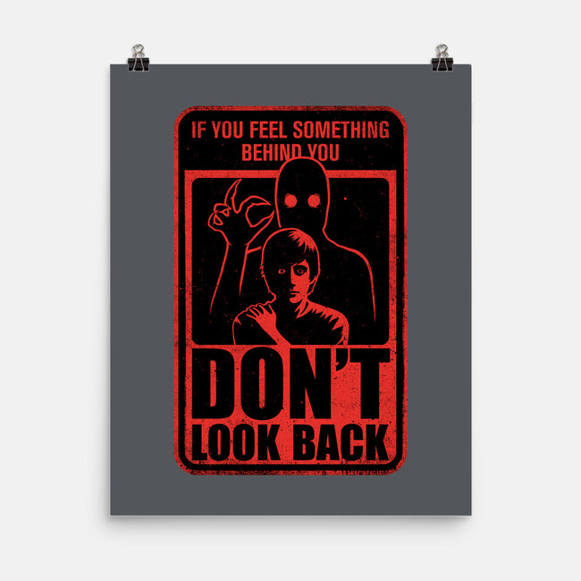 Horror Signs Creature Following-None-Matte-Poster-Studio Mootant