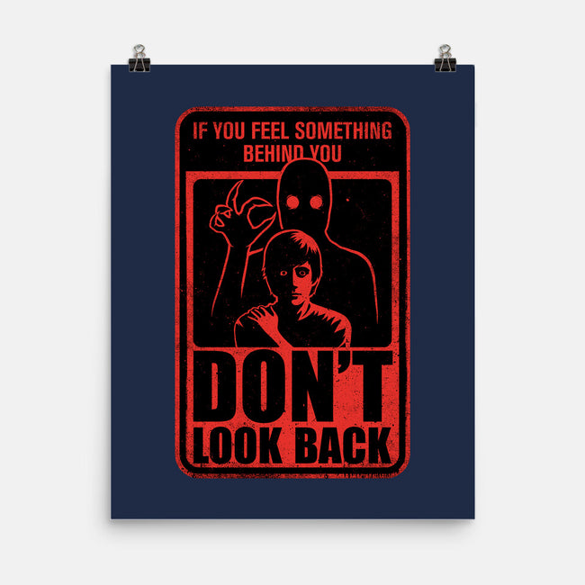 Horror Signs Creature Following-None-Matte-Poster-Studio Mootant