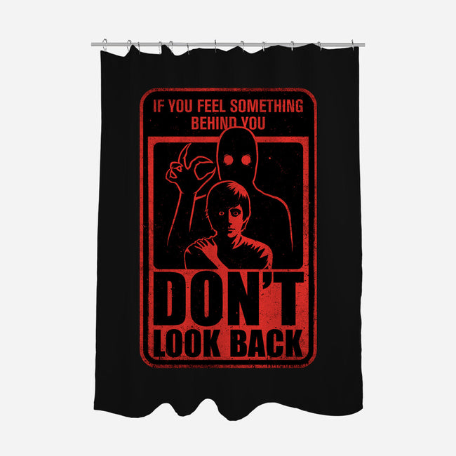 Horror Signs Creature Following-None-Polyester-Shower Curtain-Studio Mootant