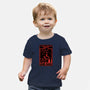 Horror Signs Creature Following-Baby-Basic-Tee-Studio Mootant