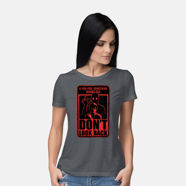 Horror Signs Creature Following-Womens-Basic-Tee-Studio Mootant